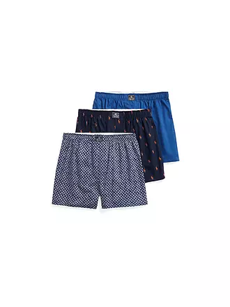 POLO RALPH LAUREN | Boxershorts 3er Pkg wht tile ryl tile black | 